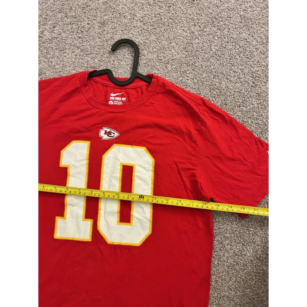 Jersey Nike Kansas City Chiefs Tyreek Hill 10 Men XL Red Athletic Cut TShirt NFL